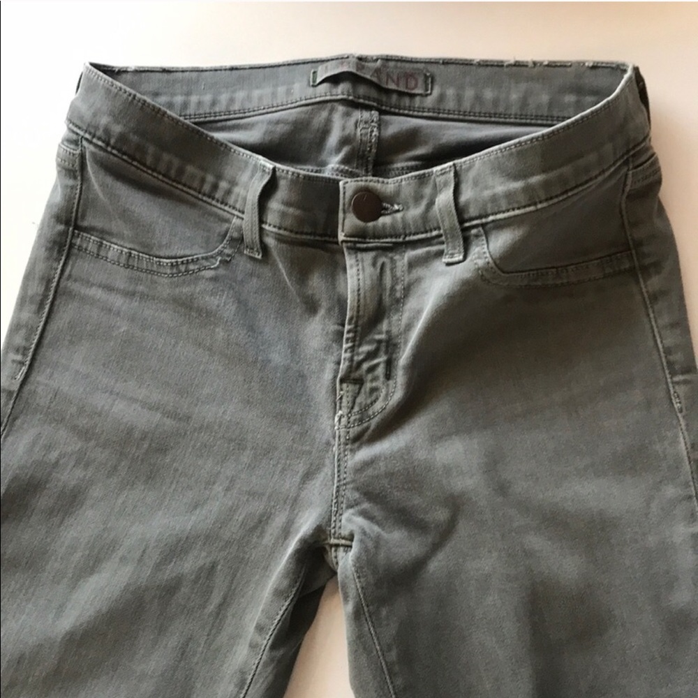 J brand grey/green twills